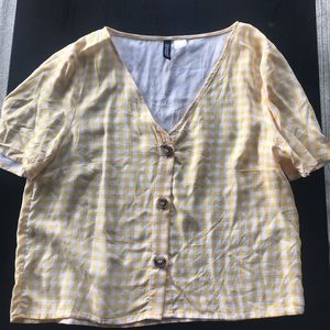 Yellow blouse/top
